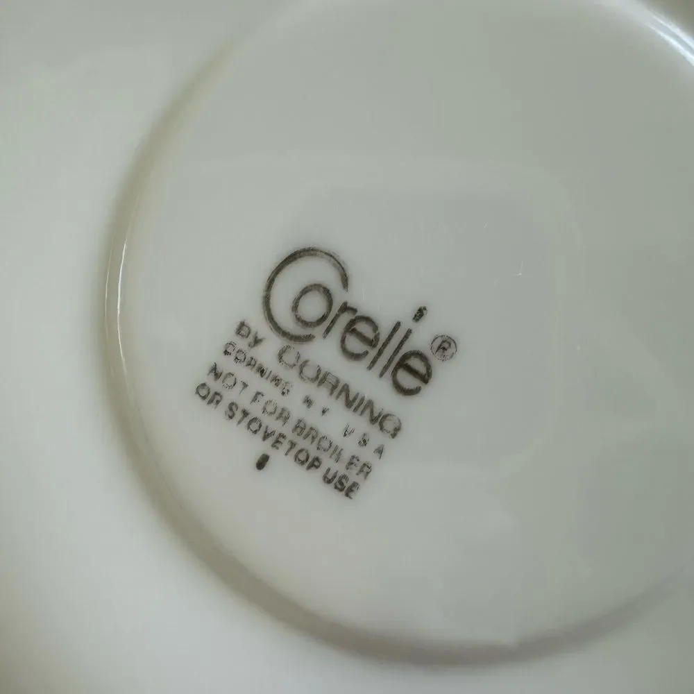 Corelle Spring Blossom Green saucer (Crazy Daisy) 10